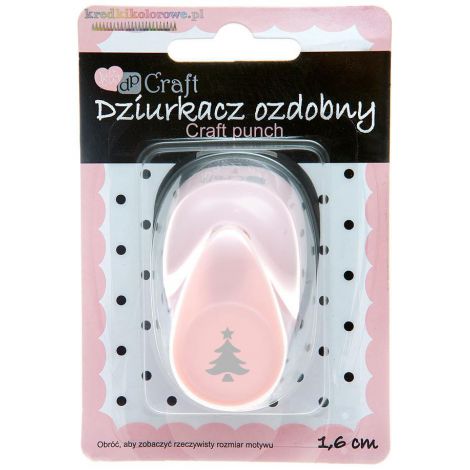 Dziurkacz ozdobny dpCraft 1,6cm Choinka
