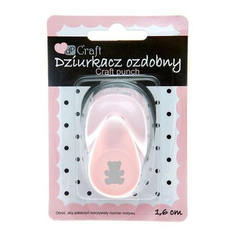 Dziurkacz ozdobny dpCraft 1,6cm Miś