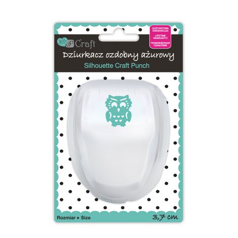 Dziurkacz ozdobny ażurowy dpCraft 3,7 cm Sowa