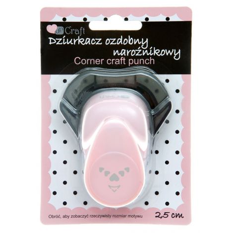 Dziurkacz ozdobny narożnikowy dpCraft 2,5cm Serca