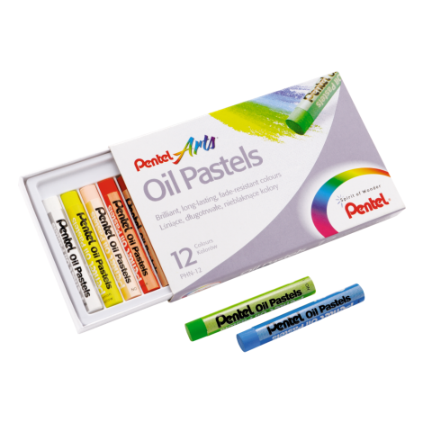 Pastele olejne Pentel, 12 kolorów - 2