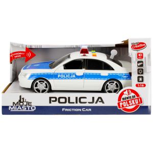 Auto Policja Moje Miasto, 29x15x12 cm