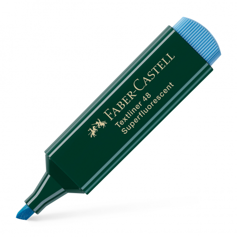 Zakreślacz Faber-Castell 48, niebieski - 2