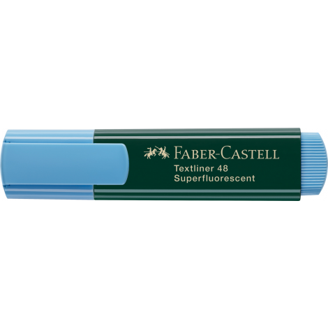 Zakreślacz Faber-Castell 48, niebieski - 3
