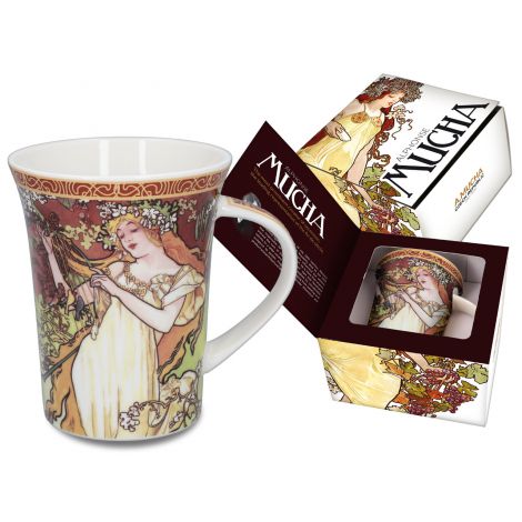 Kubek Carmani 350ml - A. Mucha, Cztery pory roku, Lato