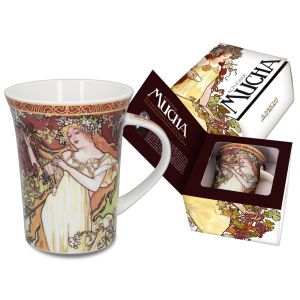 Kubek Carmani 350ml - A. Mucha, Cztery pory roku, Lato