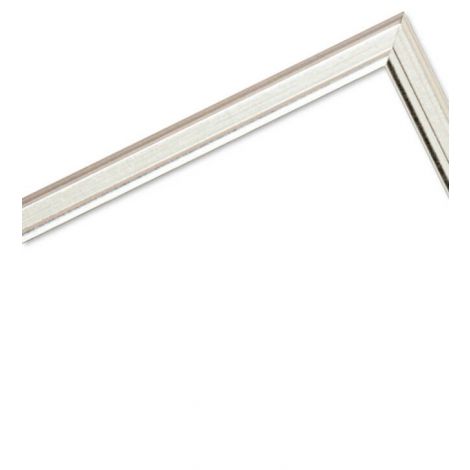 Ramka drewniana Icar DRWA F Srebrna, 13x18cm - 2