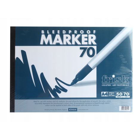 Blok do markerów Frisk Bleedproof Marker A4/50/70g