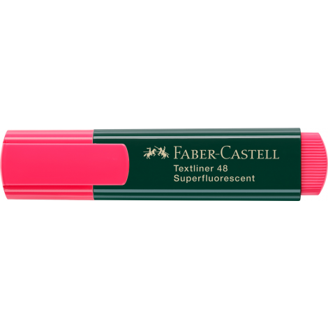 Zakreślacz Faber-Castell 48, czerwony - 2