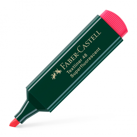 Zakreślacz Faber-Castell 48, czerwony - 3