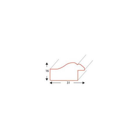 Ramka drewniana Icar DRL N Złota, 30x40cm - 2