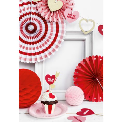 Rozety dekoracyjne Sweet Love, mix wzorów, 3 sztuki - 2