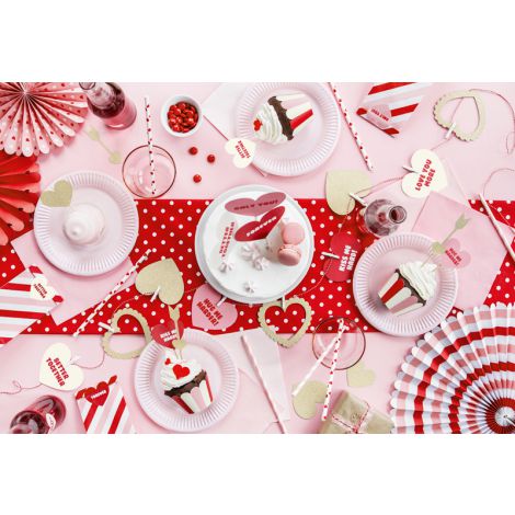 Rozety dekoracyjne Sweet Love, mix wzorów, 3 sztuki - 3