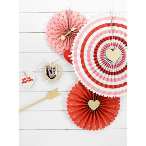 Rozety dekoracyjne Sweet Love, mix wzorów, 3 sztuki - 5