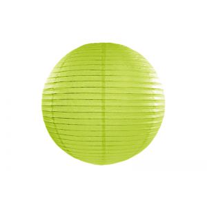Lampion papierowy, zielone jabłuszko, 35cm