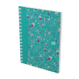 Kołozeszyt Oxford Floral A6/50 kratka - 3