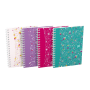 Kołozeszyt Oxford Floral A6/50 kratka - 2
