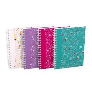 Kołozeszyt Oxford Floral A6/50 kratka