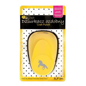 Dziurkacz ozdobny dpCraft 3,7cm Jednorożec