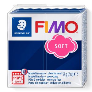 Kostka FIMO soft 57g, granatowy, masa termoutwardzalna