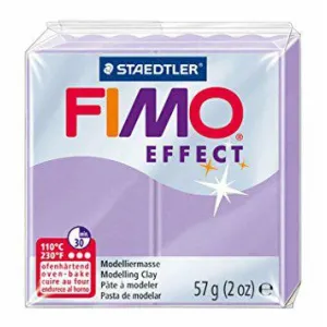 Kostka FIMO effect 57g, liliowy pastelowy, masa termoutwardzalna