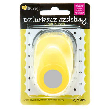 Dziurkacz ozdobny dpCraft 2,5cm Koło 2