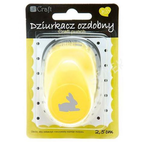 Dziurkacz ozdobny dpCraft 2,5cm Królik