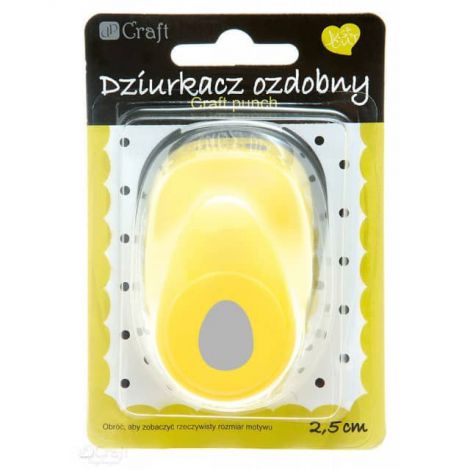 Dziurkacz ozdobny dpCraft 2,5cm Jajko