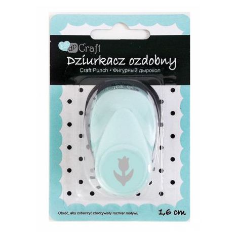 Dziurkacz ozdobny dpCraft 1,6cm Tulipan 2