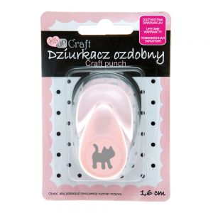 Dziurkacz ozdobny dpCraft 1,6cm Kotek