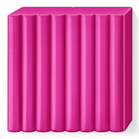 Kostka FIMO soft 57g, amarantowy, masa termoutwardzalna - 2