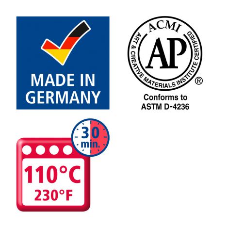 Kostka FIMO effect 57g, niebieski brokatowy, masa termoutwardzalna - 4