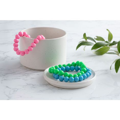 Kostka FIMO effect 57g, zielony jadeit,  transp-perłowy, masa termoutwardzalna - 4