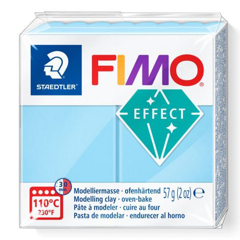 Kostka FIMO effect 57g, wodny pastelowy, masa termoutwardzalna