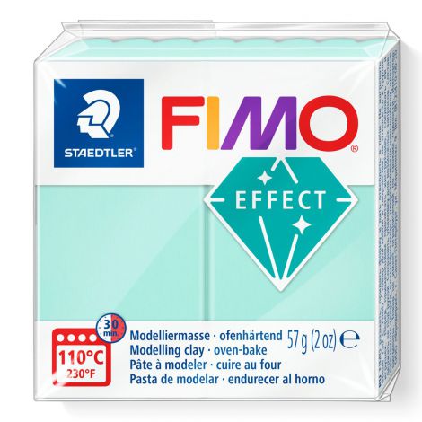Kostka FIMO effect 57g, miętowy pastelowy, masa termoutwardzalna