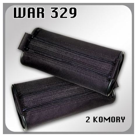Piórnik tuba Warta Owal czarny