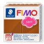 Kostka FIMO soft 57g, brązowy, masa termoutwardzalna - 2
