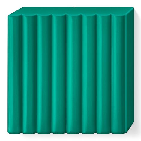 Kostka FIMO soft 57g, szmaragdowy, masa termoutwardzalna - 2