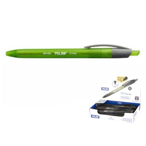 Długopis Milan P07 Dry-Gel zielony