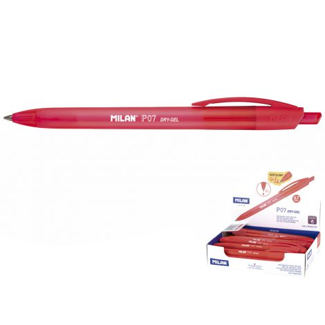 Długopis Milan P07 Dry-Gel czerwony