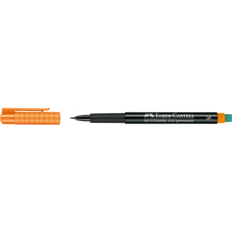 Marker Faber-Castell Multimark Ohp Permanentny, S, pomarańczowy