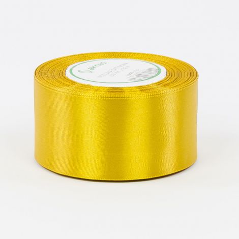 Wstążka satynowa Akces Żółta, 38mm x 33m