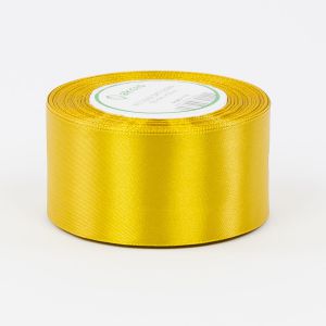 Wstążka satynowa Akces Żółta, 38mm x 33m