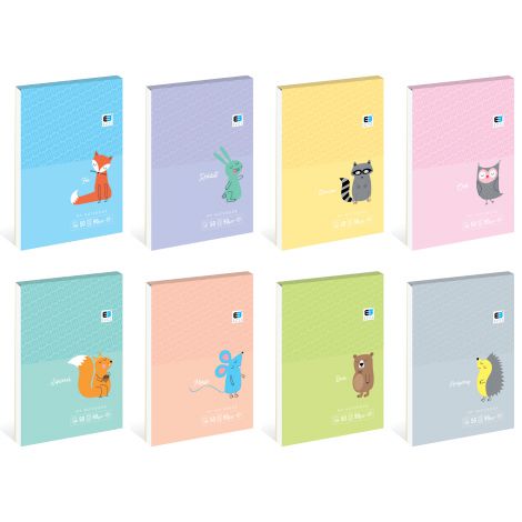 Notes Interdruk B&B Kids Pastel A7/50 kratka