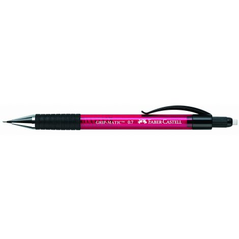 Ołówek automatyczny Faber-Castell Grip-Matic 1377, 0,7 mm, czerwony - 2