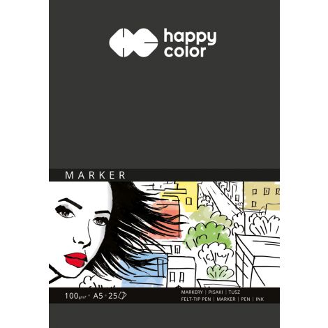 Blok do markerów Happy Color ART A5/25/100g