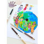 Kredki ołówkowe Faber-Castell Trójkątne Edycja Children Of The World, 12 kolorów + 3 kredki dwustronne - 3
