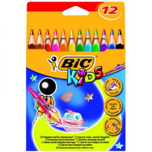 Kredki ołówkowe Bic Kids Evolution, 12 kolorów