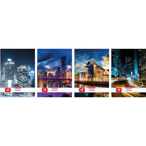 Zeszyt Herlitz City Lights A5/60 linia