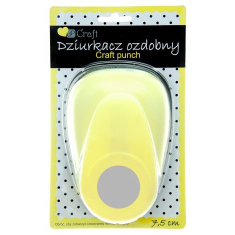 Dziurkacz ozdobny dpCraft 7,5cm Koło